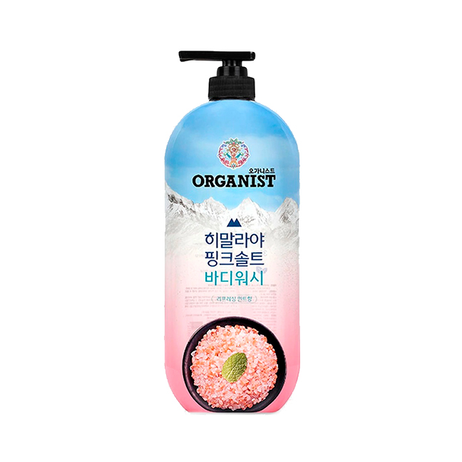 Organist Himalaya Pink Salt Body Wash — гель для душу з гімалайською рожевою сіллю та освіжаючим м’ятним ароматом